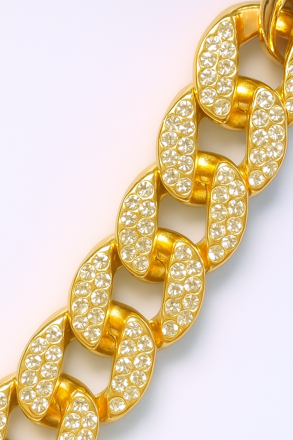 Gold Iridescent Heart Necklace