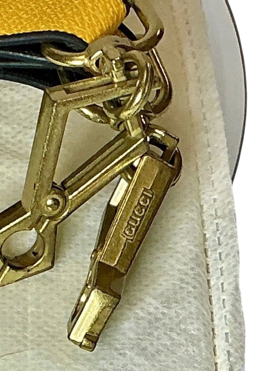 Gucci Vintage Beige and Brown Logo Crossbody Bag