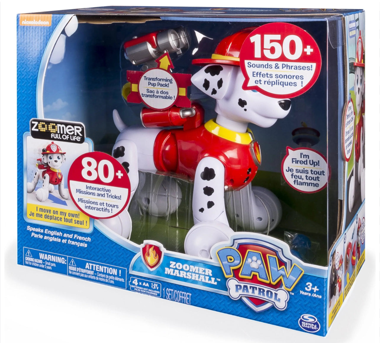 Paw Patrol Zoomer Marshall Interactive Pup Dog