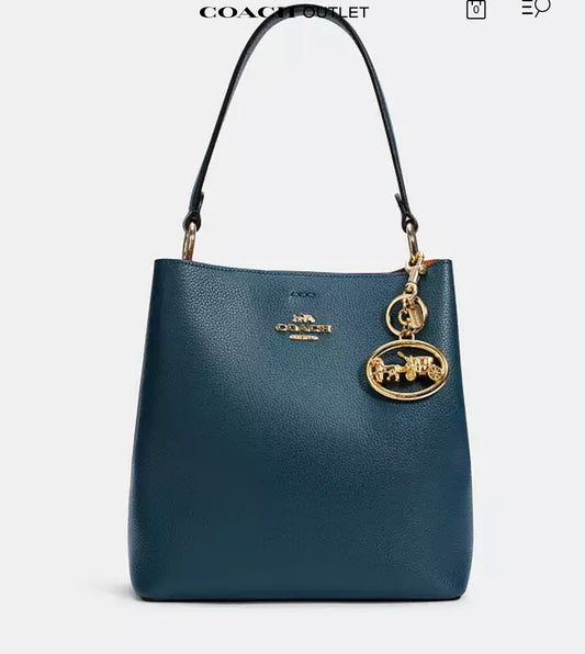 COACH Signature Horse & Carriage Bag Charm - Gold