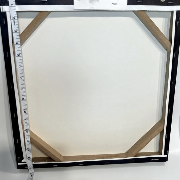 CHANEL LOUIS VUITTON GUCCI PRADA Designer Fashion Canvas Art Black White 16x16in