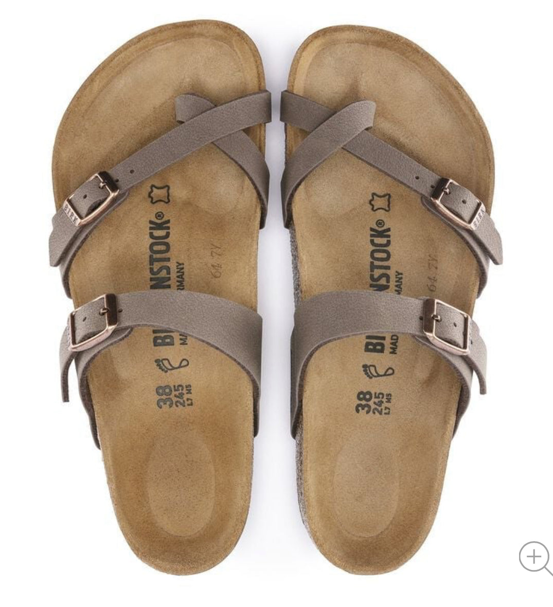 Birkenstock Mayari Birkibuc Women’s Sandals Clogs – Mocha