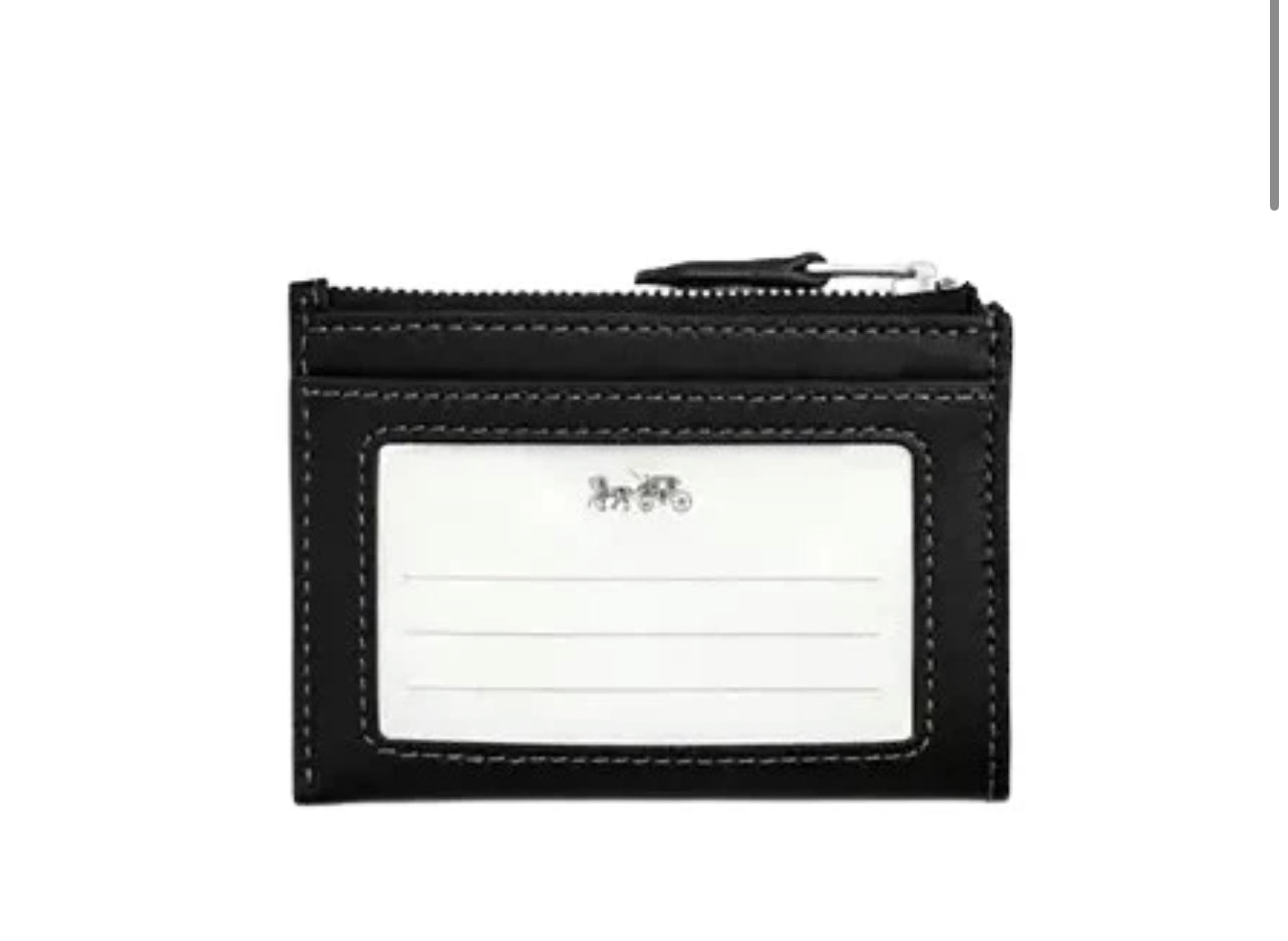 COACH Mini Skinny Wallet Card Holder ID Case