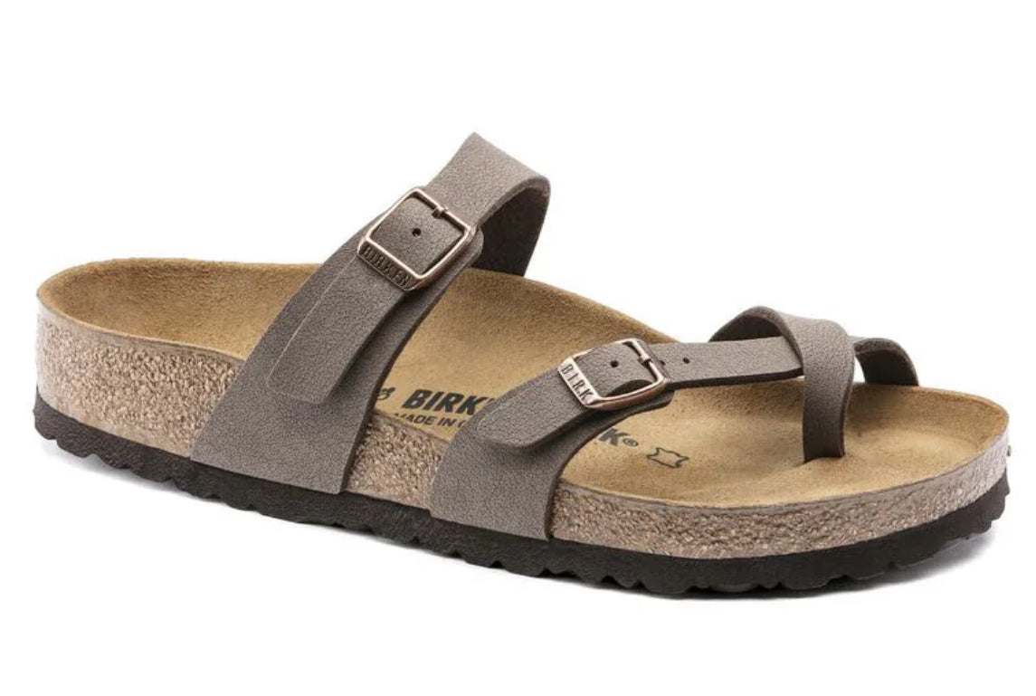Birkenstock Mayari Birkibuc Women’s Sandals Clogs – Mocha