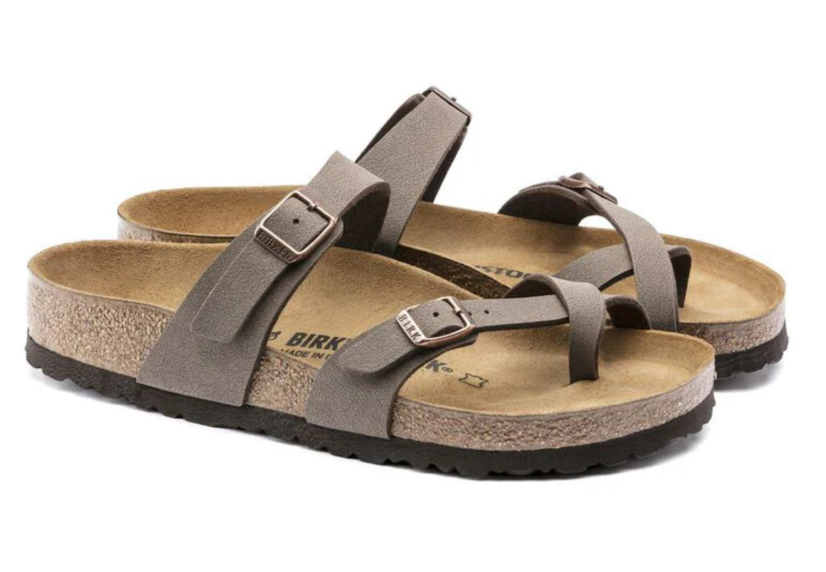 Birkenstock Mayari Birkibuc Women’s Sandals Clogs – Mocha