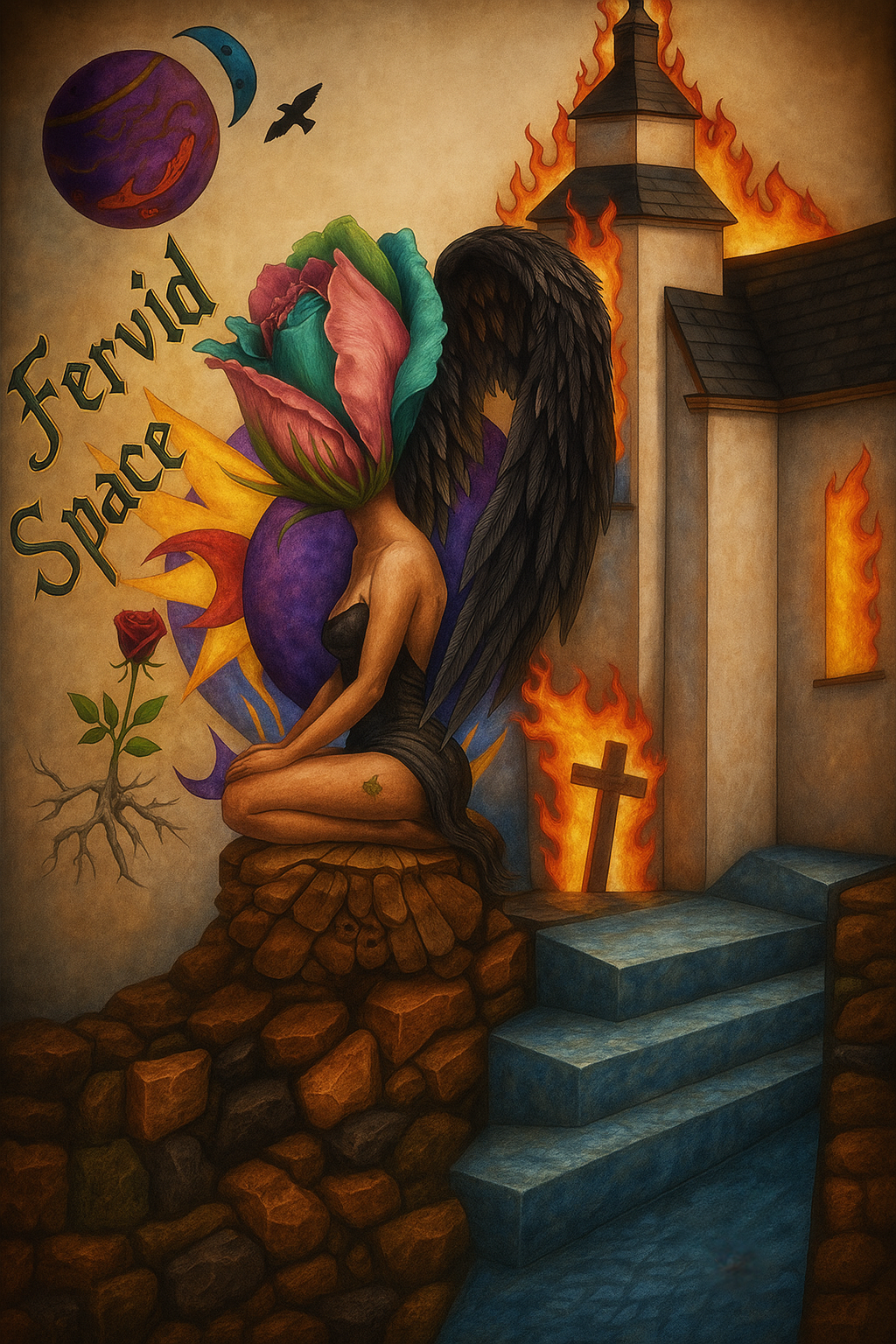 Hand Drawn Art Print