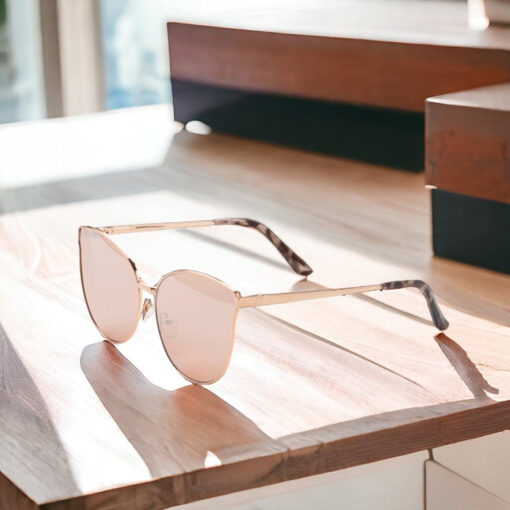 Rose Gold Optimum Optical Sunglasses | Rosewood/Summer Of Love