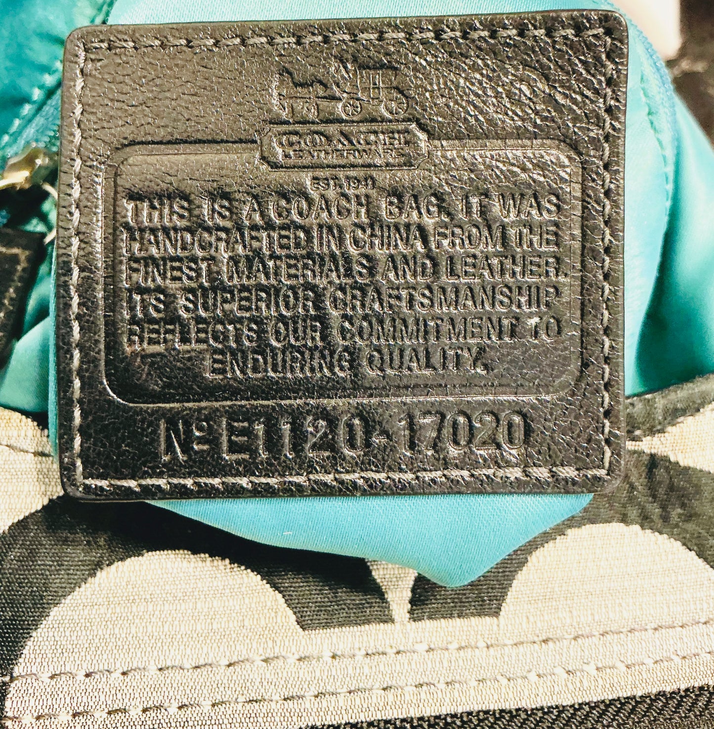 Coach 17020 Madison Maggie Shoulder Bag Purse with Hang Tags & Coach Dust Bag