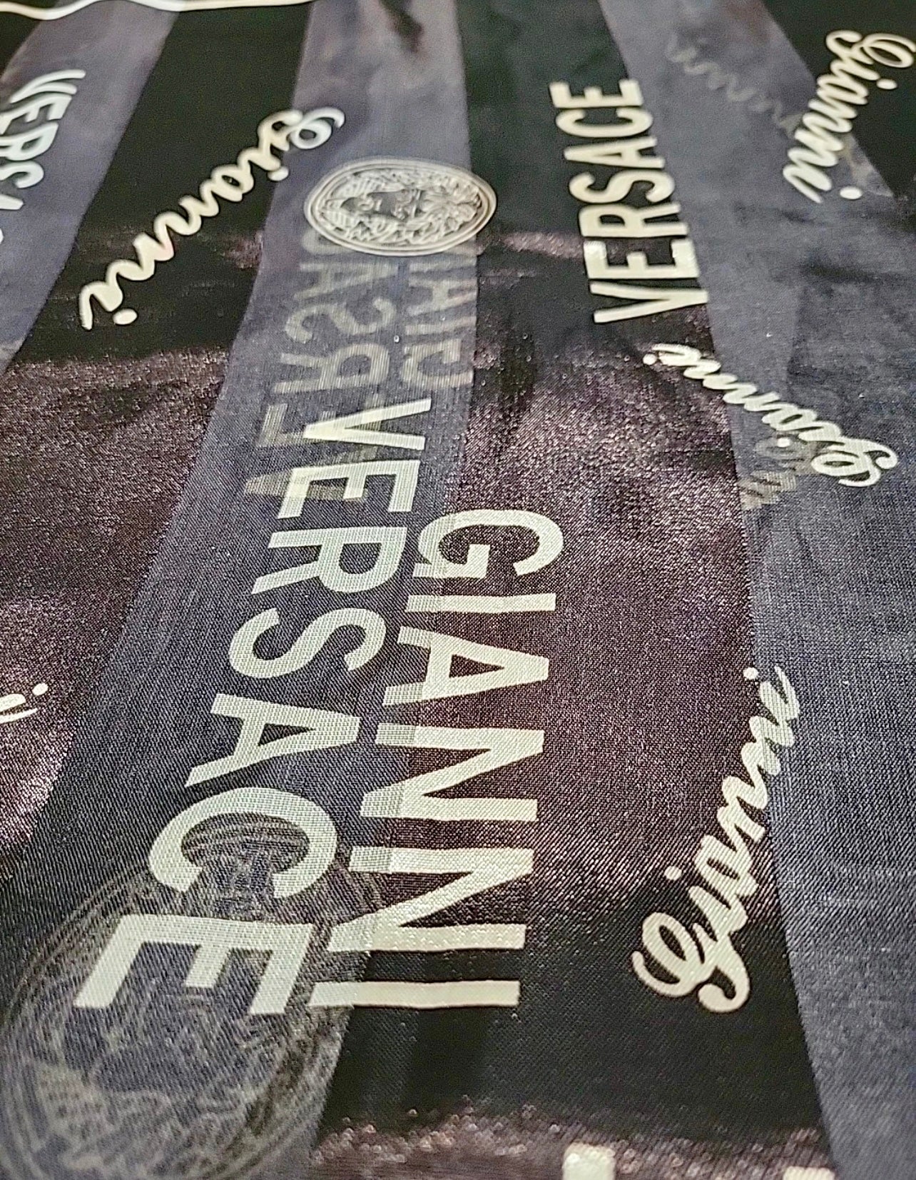 Vintage Gianni Versace 100% Silk Scarf Wrap