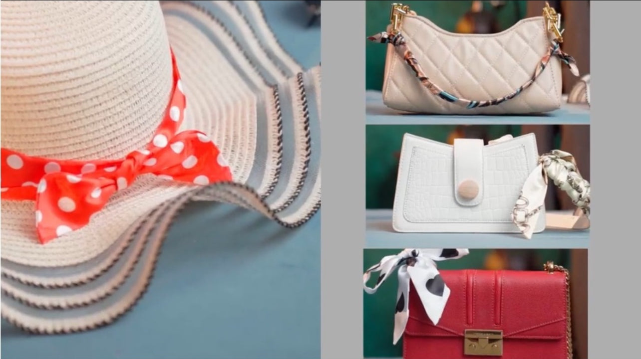 Classic Red & White Polka Dot Versatile Scarf