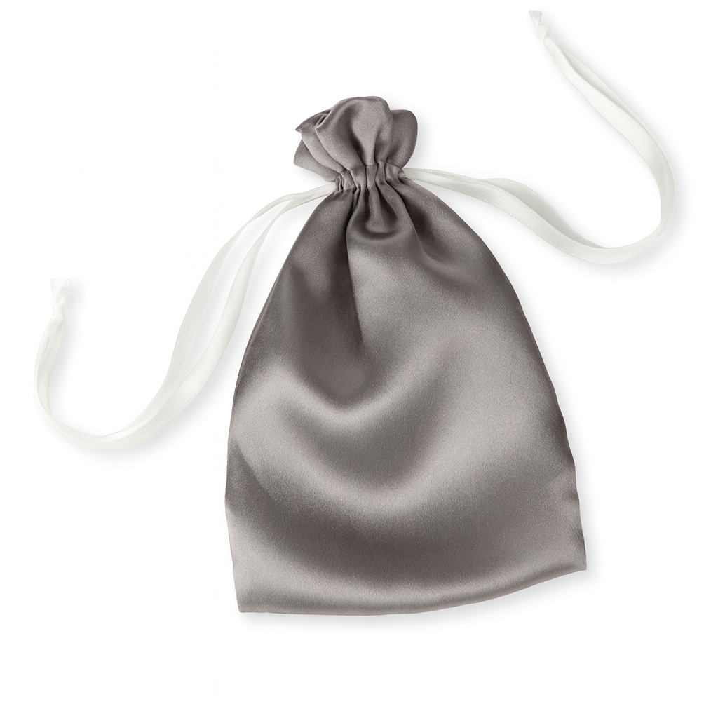 CHANEL White Ornament with Silver Glitter Logo