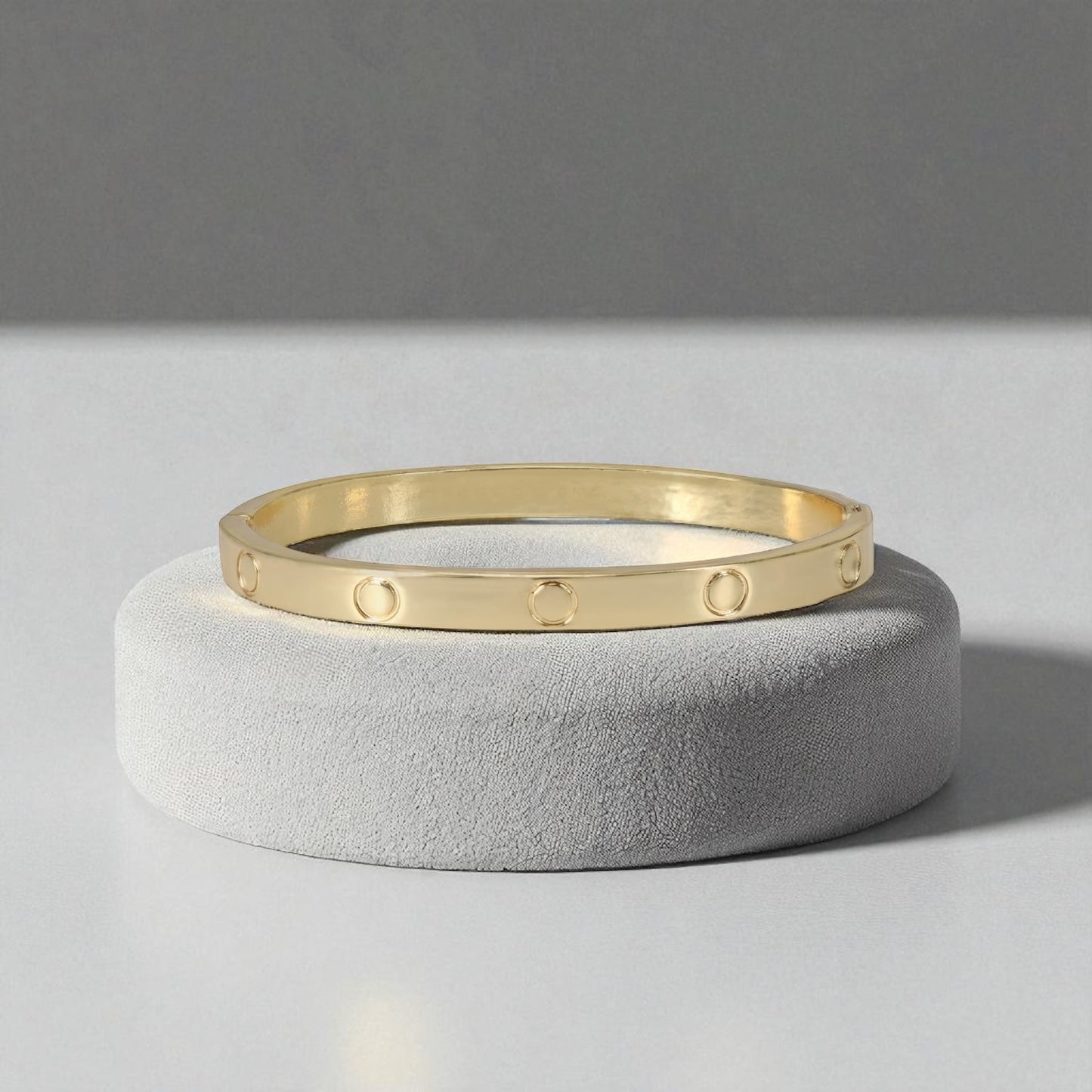 Gold Love Bangle Bracelet