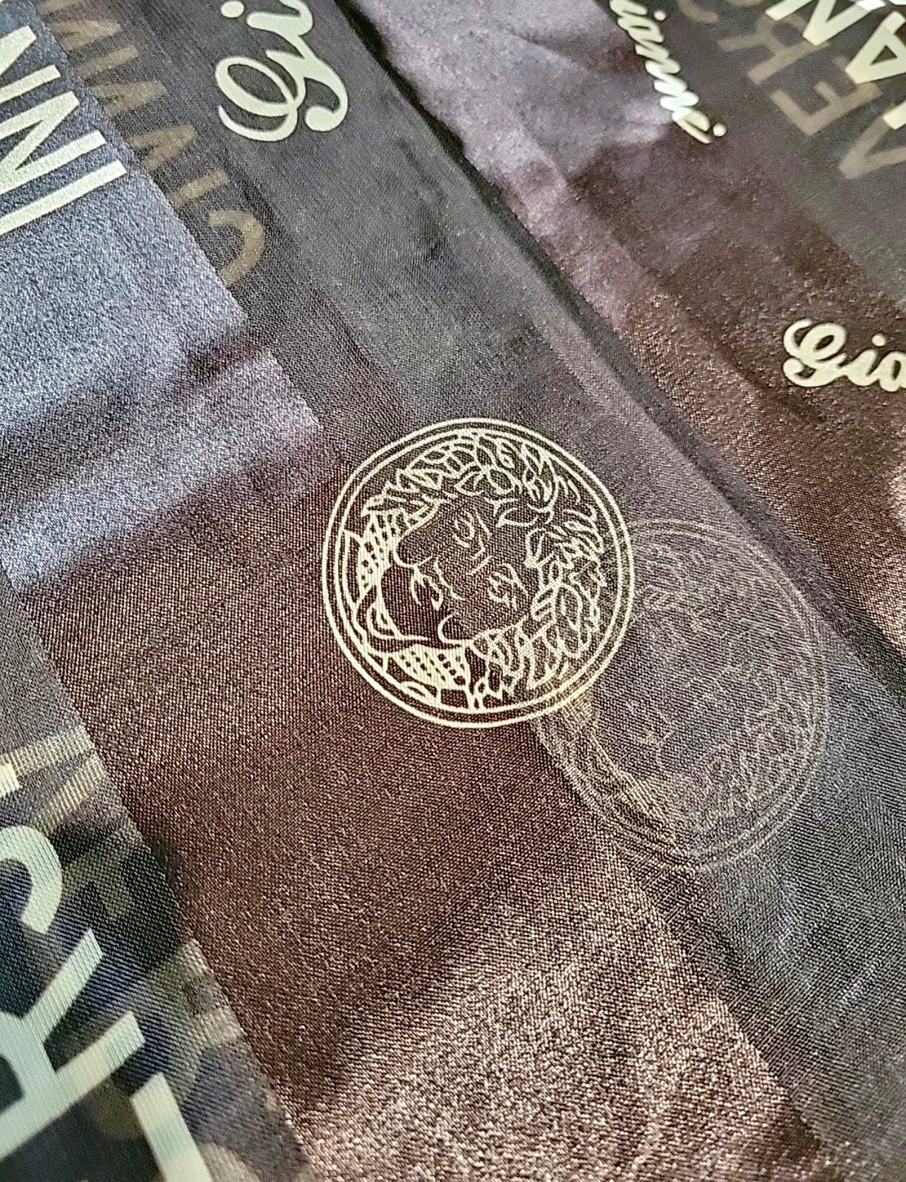 Vintage Gianni Versace 100% Silk Scarf Wrap