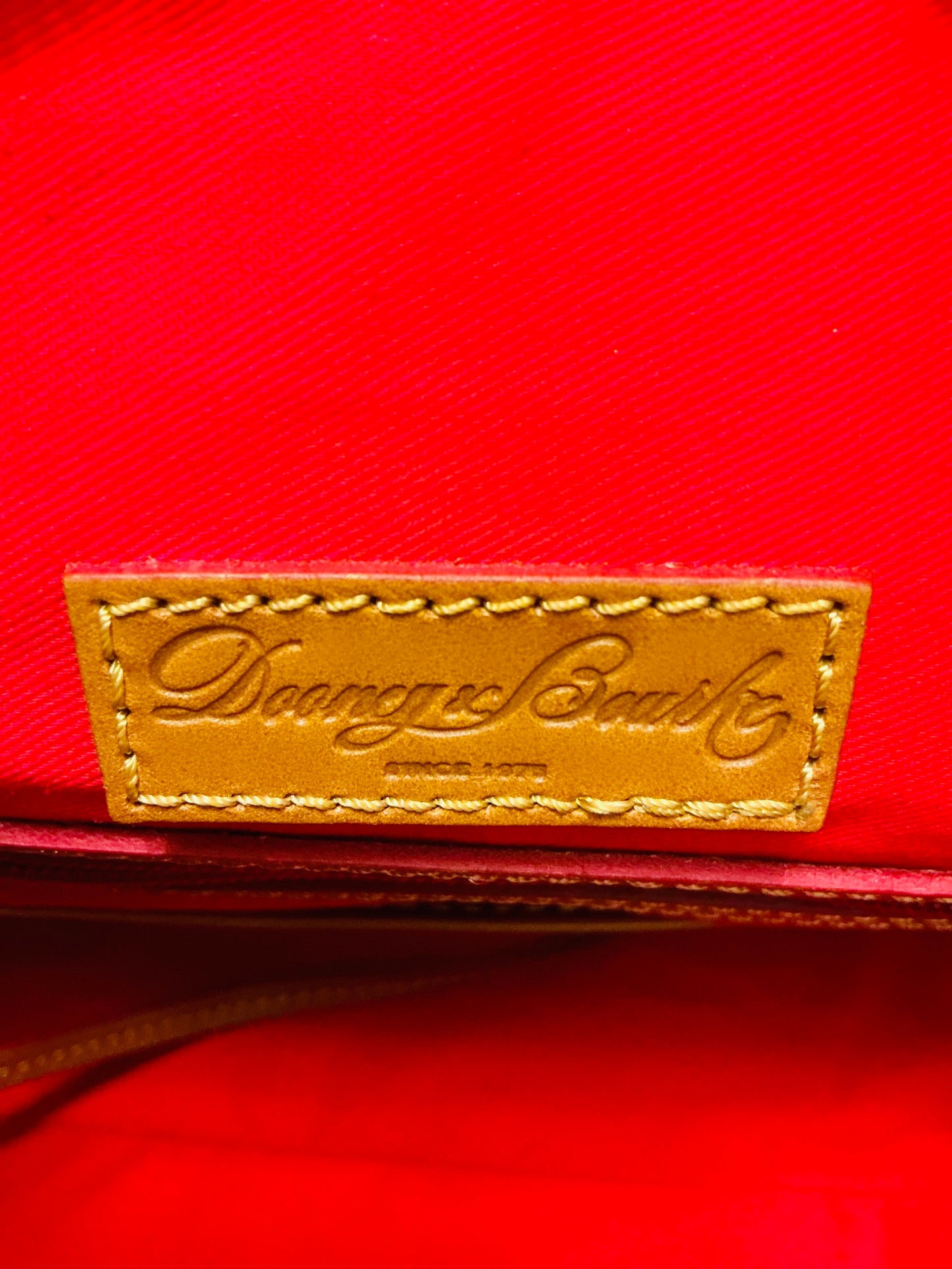 Dooney & Bourke 1975 Signature Vanessa Tote NWT, Original COA, Dust Bag Vintage