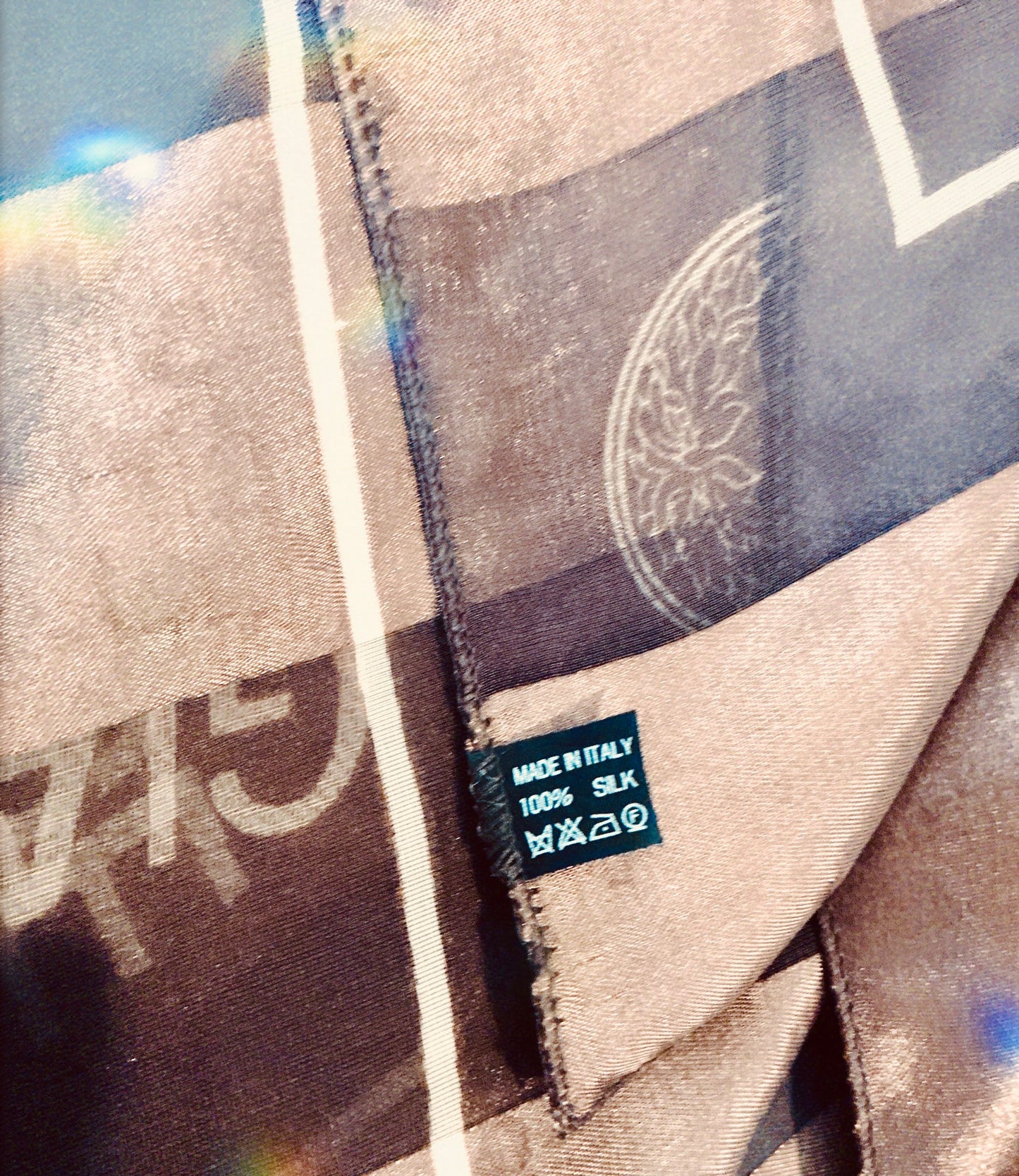 Vintage Gianni Versace 100% Silk Scarf Wrap