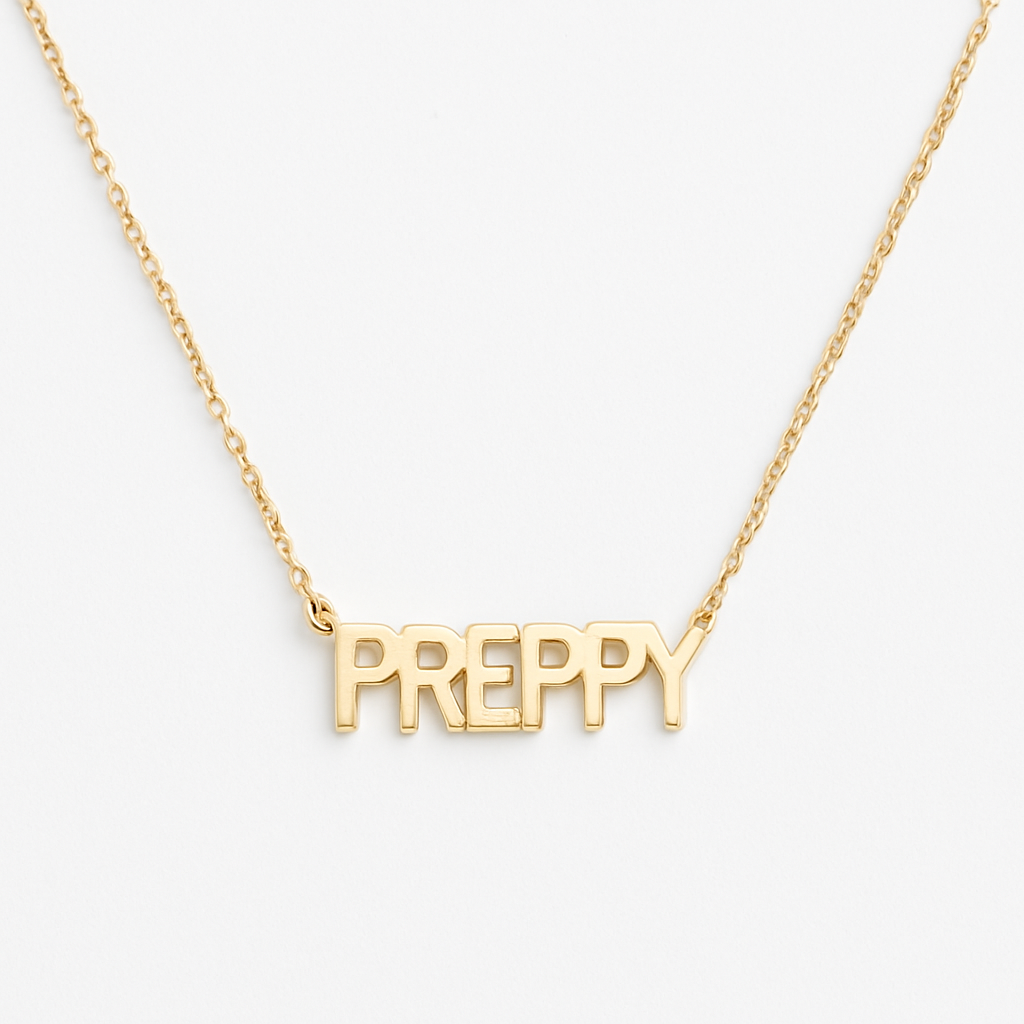 Gold PREPPY Minimalist Necklace