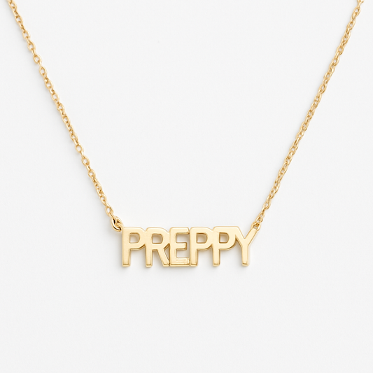 Gold PREPPY Minimalist Necklace