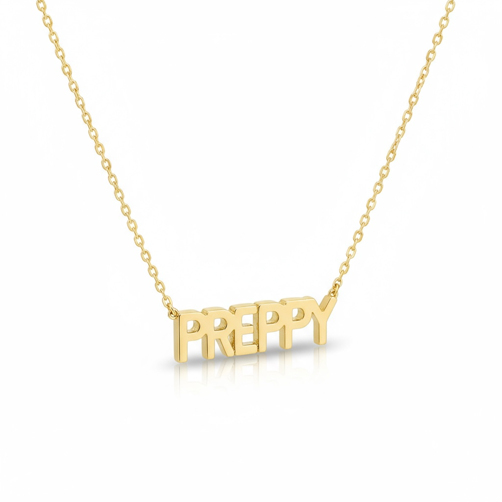 Gold PREPPY Minimalist Necklace