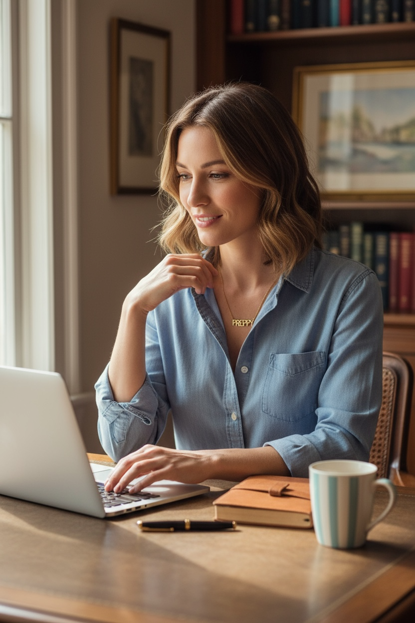 Gold PREPPY Minimalist Necklace