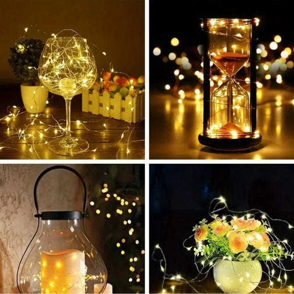 Mini Fairy Lights Copper Wire 5 pack Bundle Wholesale - Flashing 3 Speed Modes