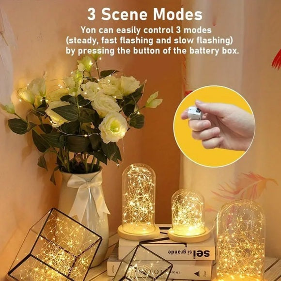 Mini Fairy Lights Copper Wire 5 pack Bundle Wholesale - Flashing 3 Speed Modes