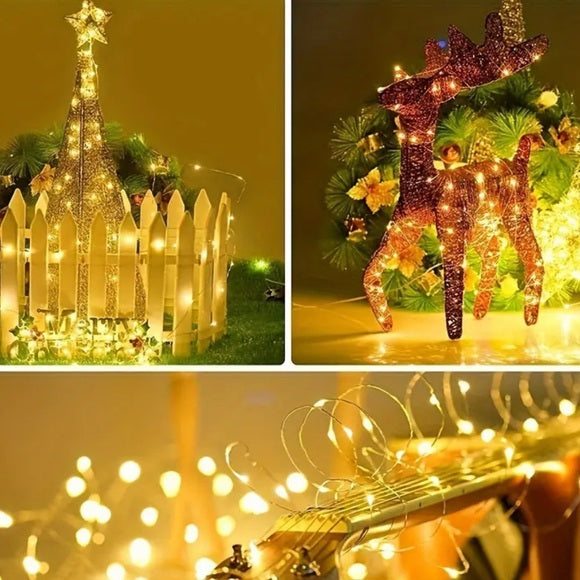 Mini Fairy Lights Copper Wire 5 pack Bundle Wholesale - Flashing 3 Speed Modes