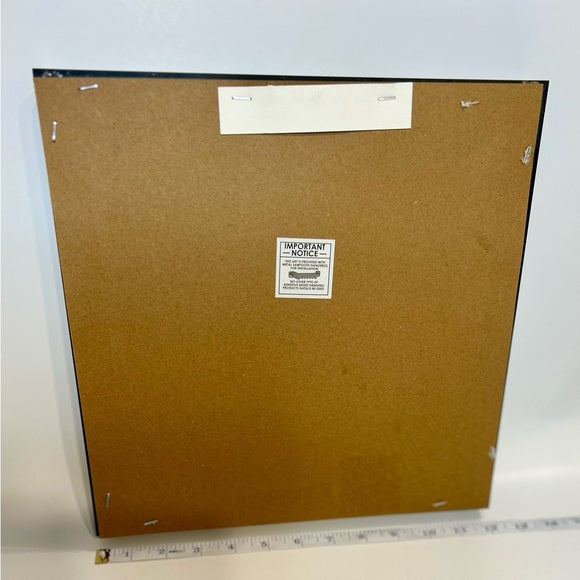 GUCCI Blue Butterfly Framed Fashion Canvas Art - Tax Deductible - STUNNING